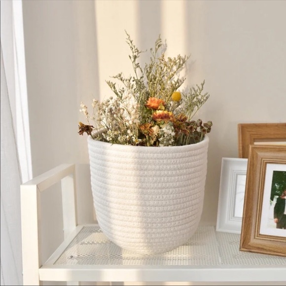 Set of Woven Cotton Baskets - Picture 3 of 4